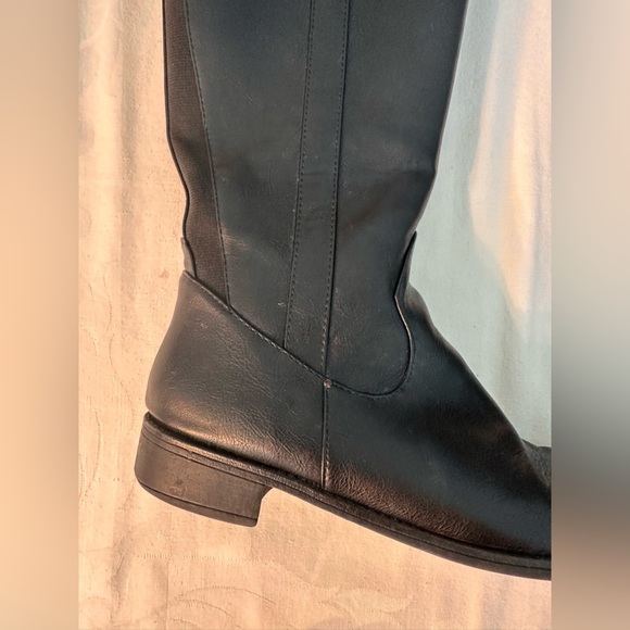 Life Stride Black Zip Up Boots w/Silver Bit On Side Sz 8 Equestrian Style Preppy - Picture 4 of 11